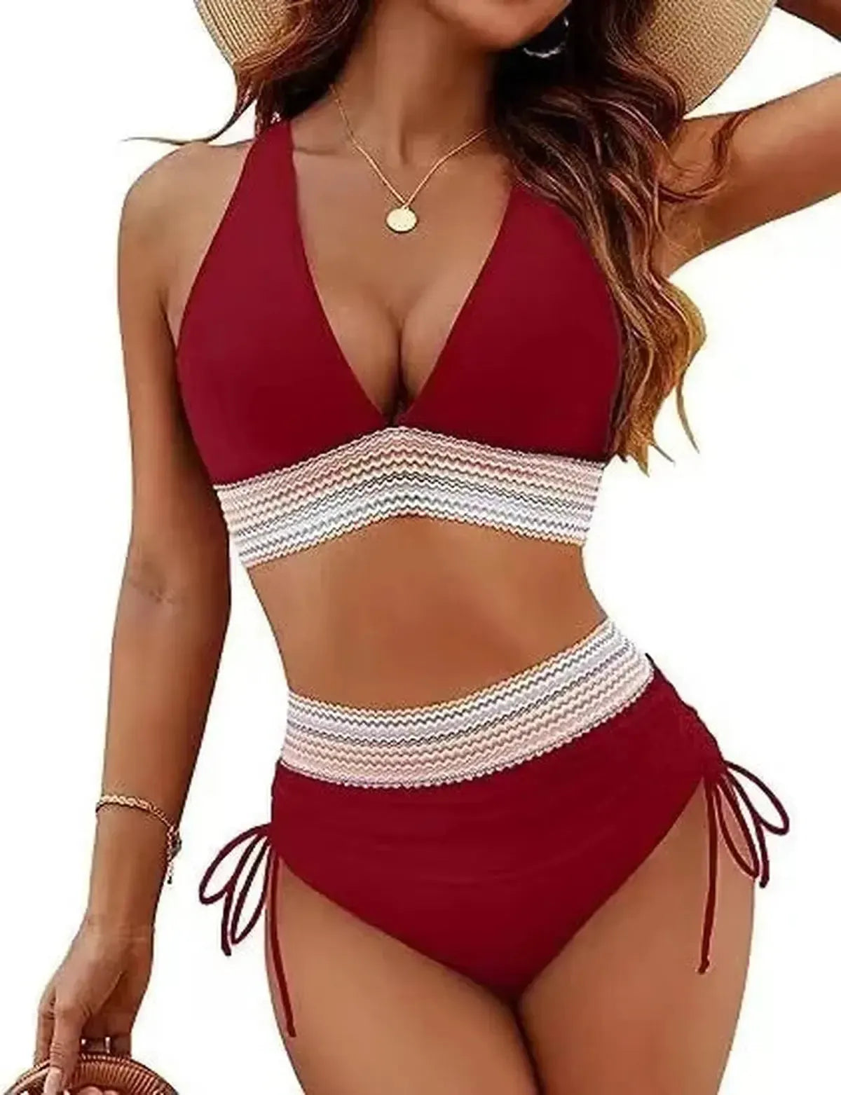 Set Plage Chic : Épaules Larges & Push-Up-Saylana
