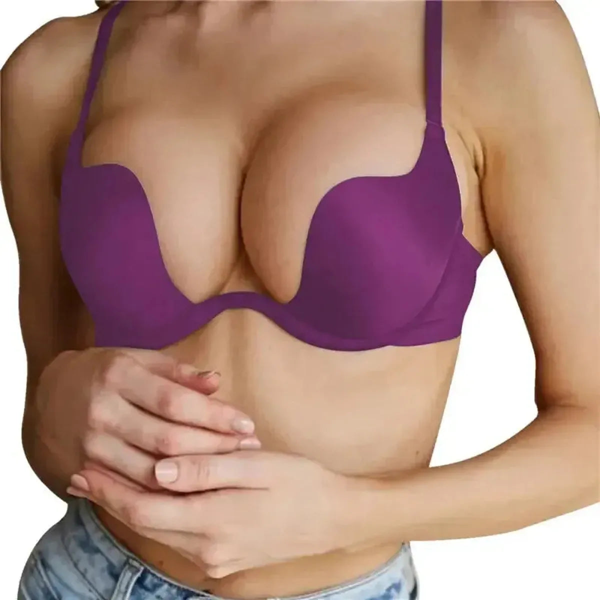 Soutien-Gorge Invisible Dos Nu Push-Up-Saylana