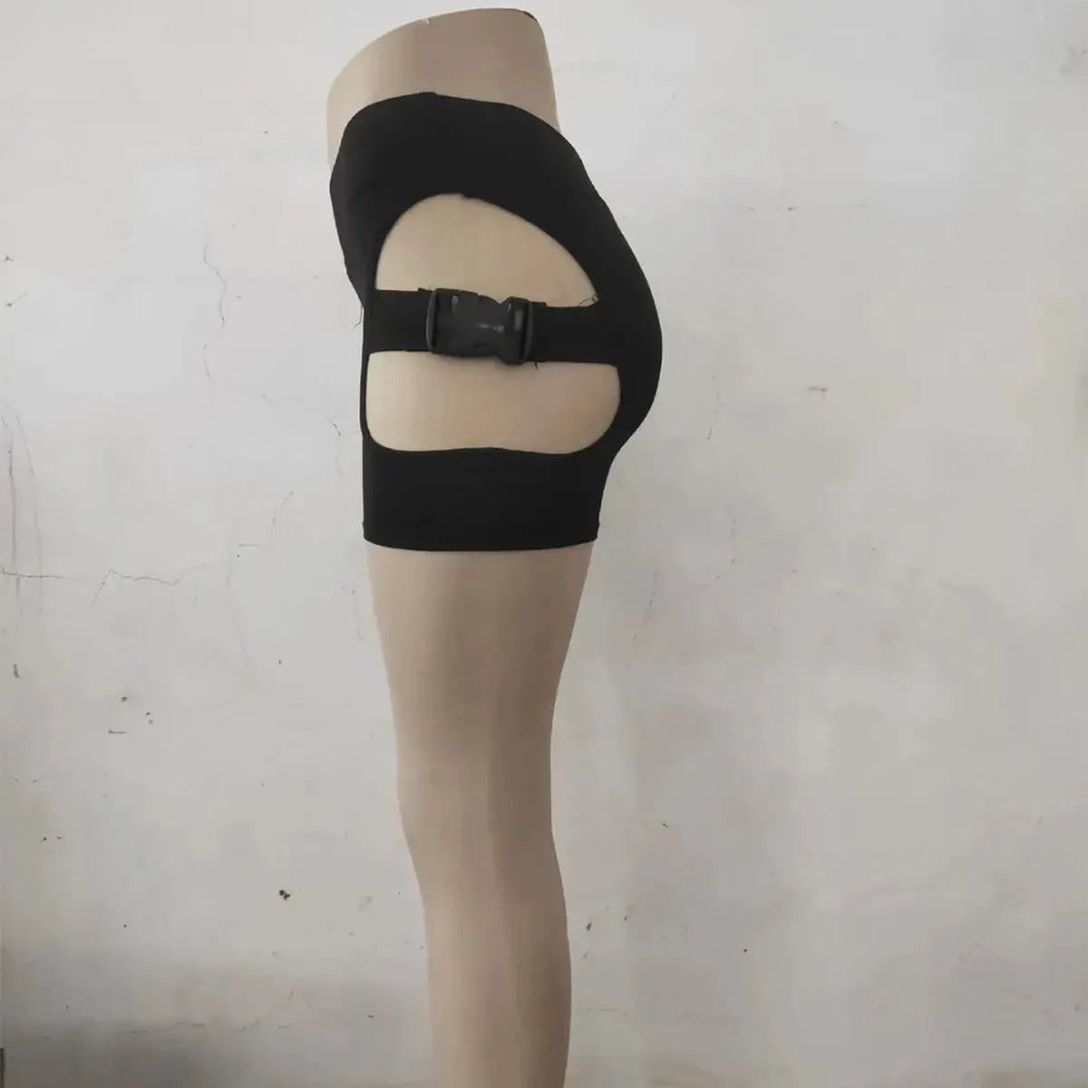 Taille haute froncée pour fessier galbé en mouvement-Saylana