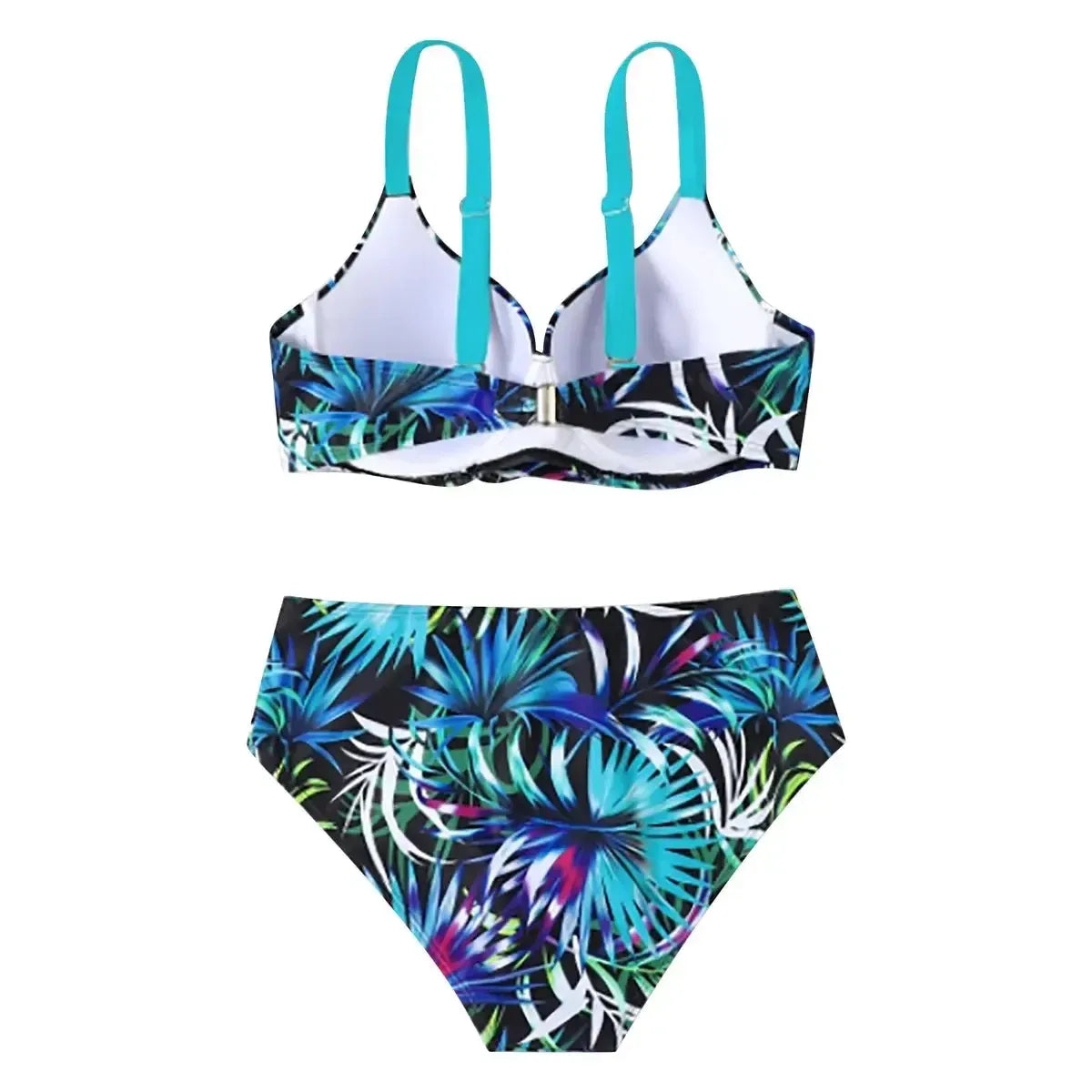 Tankini Imprimé Botanique 2 Pièces Été-Saylana