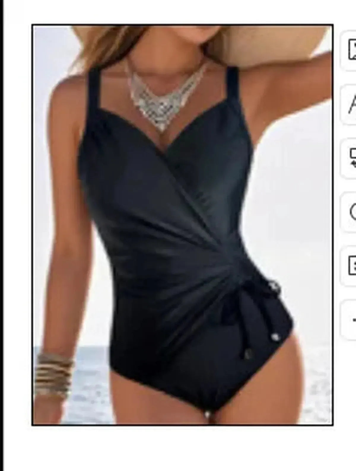 Tenue Bain Tropicale Bretelles Croisées-Saylana