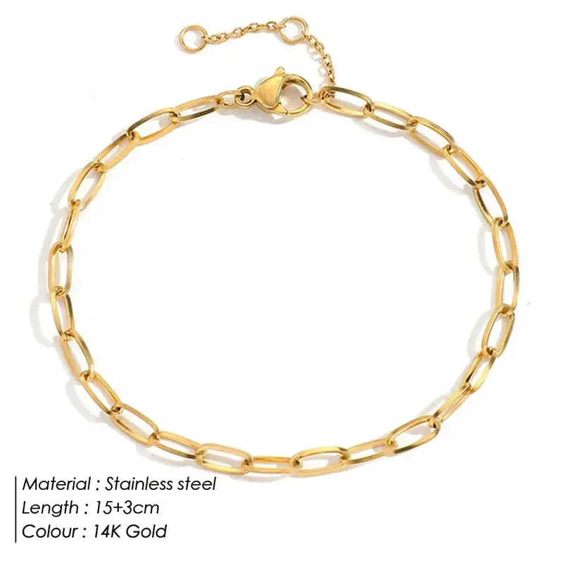 Bracelet Twist Acier Doré