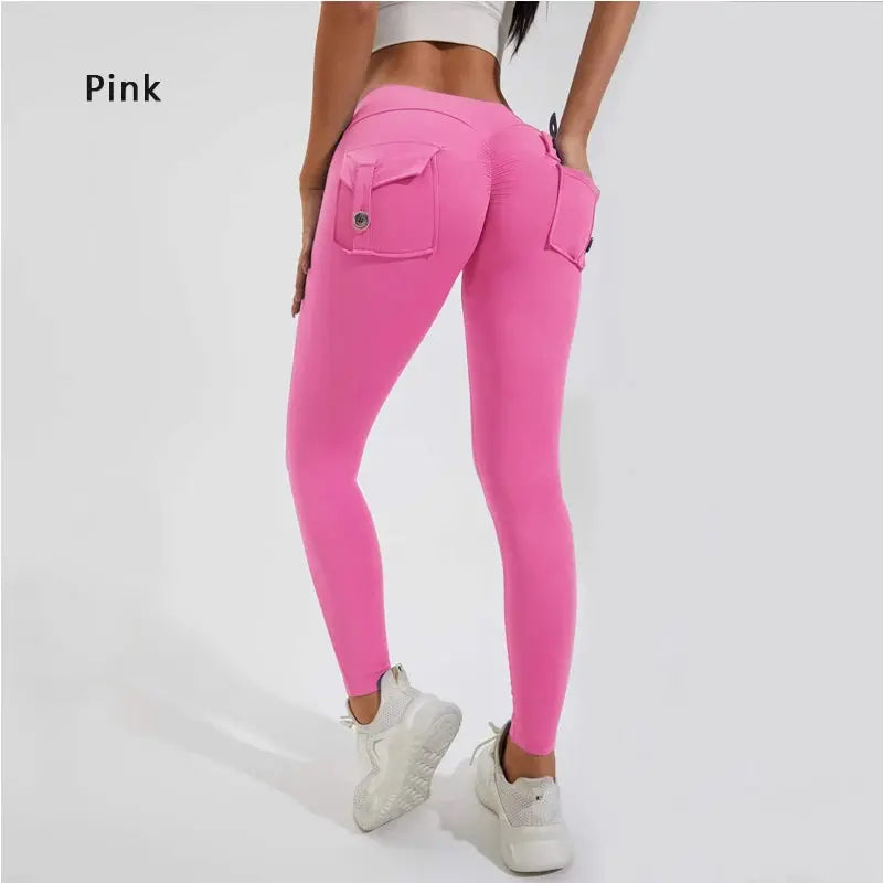 Legging Sport Femme Taille Haute Sans Couture