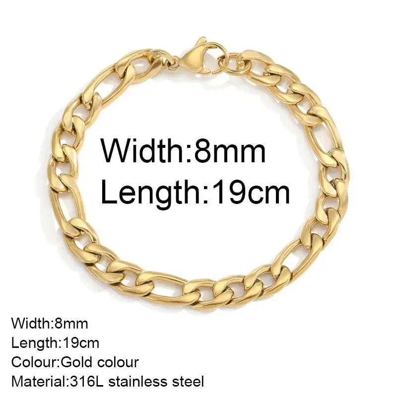 Bracelet Twist Acier Doré