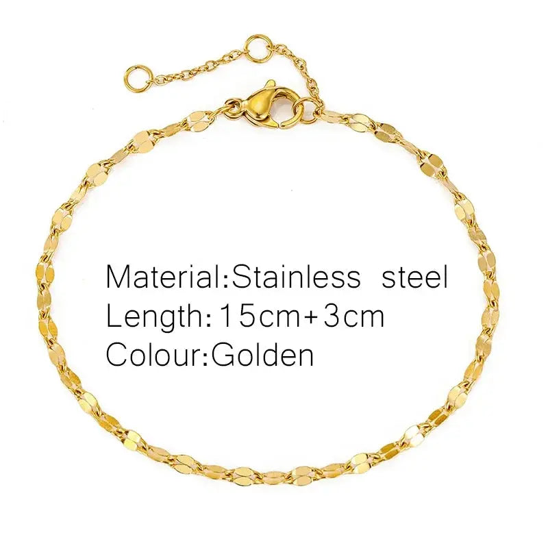 Bracelet Twist Acier Doré