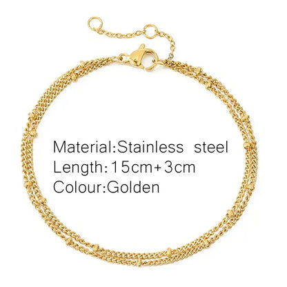 Bracelet Twist Acier Doré