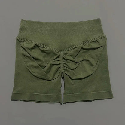 Short de Sport Taille Basse Sans Couture