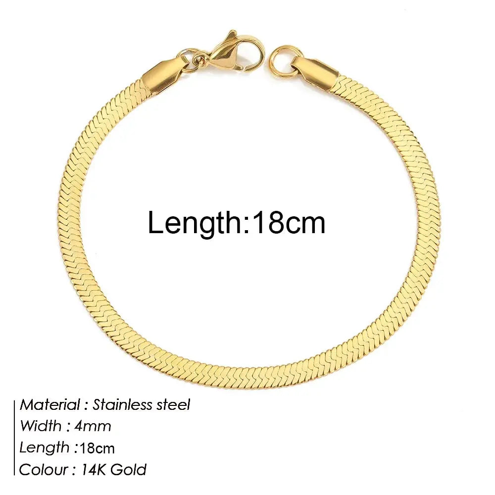 Bracelet Twist Acier Doré