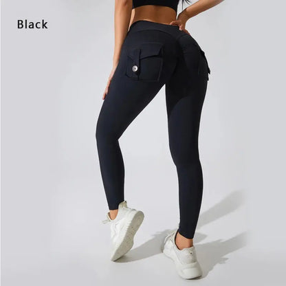 Legging Sport Femme Taille Haute Sans Couture