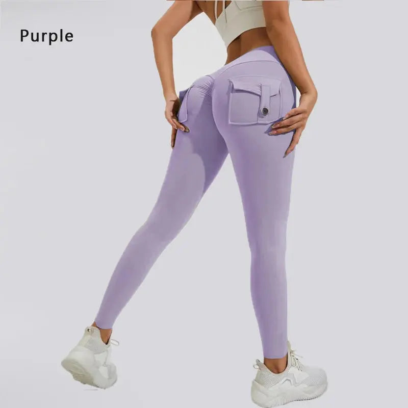 Legging Sport Femme Taille Haute Sans Couture