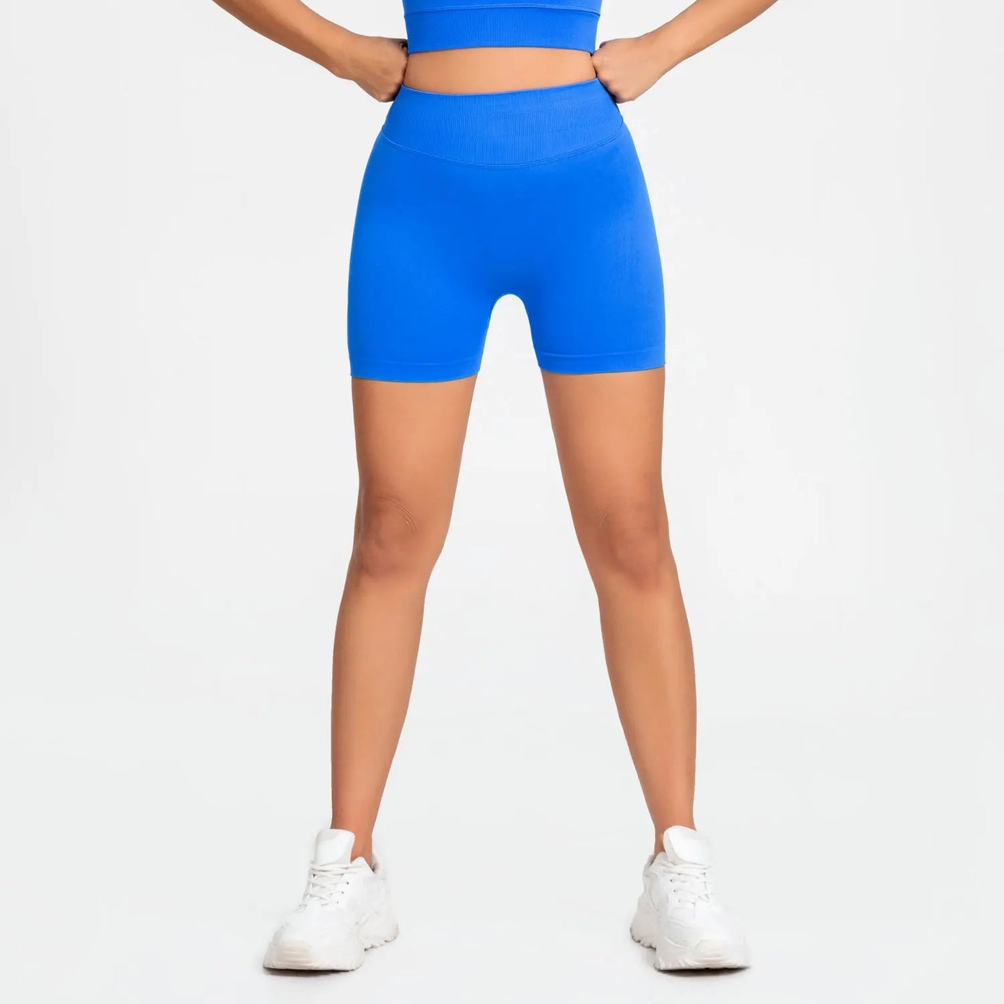 Look fitness 4.5" avec bande côtelée basse - Saylana