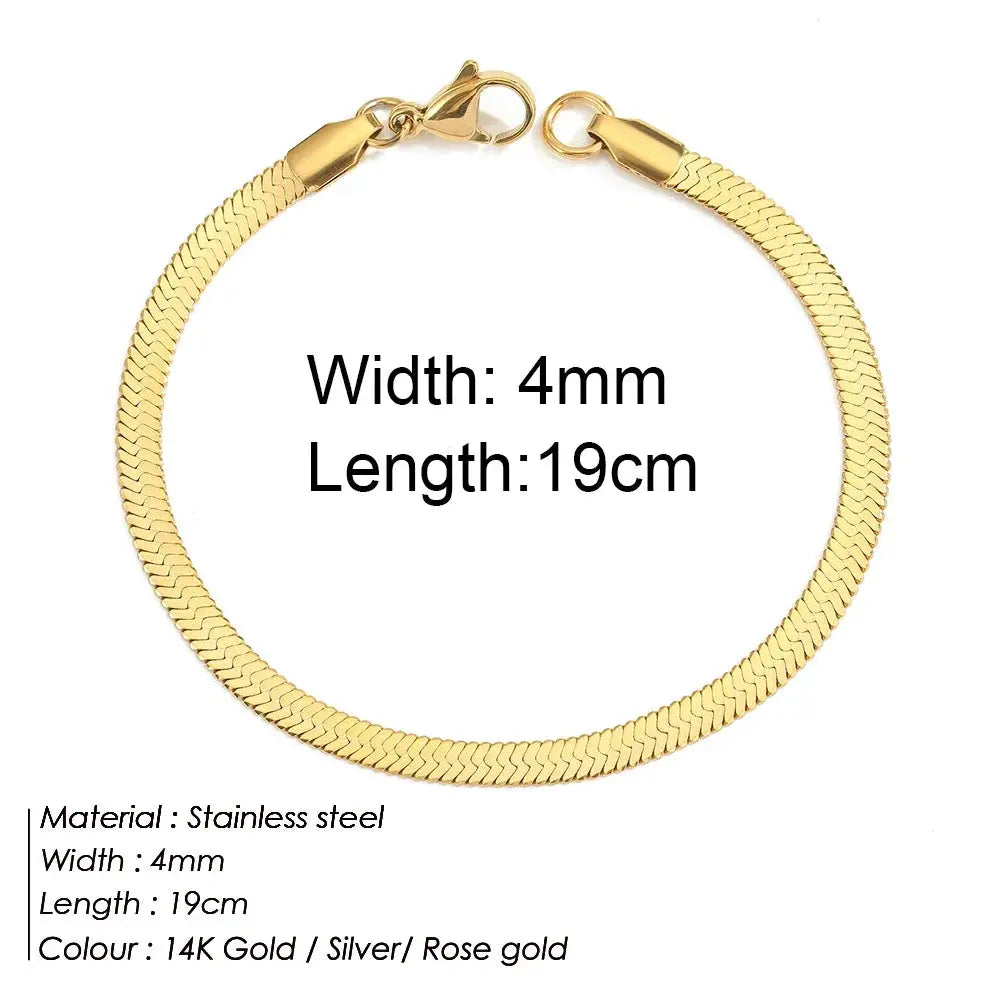 Bracelet Twist Acier Doré
