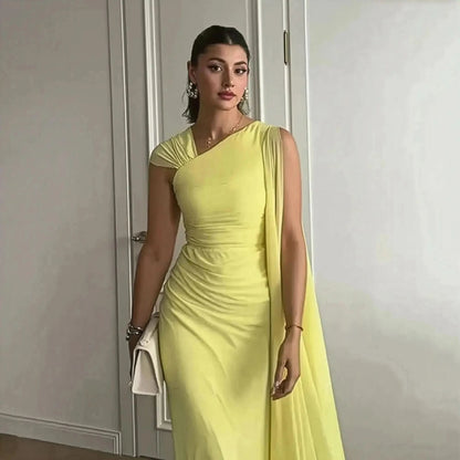 A - Line avec Manches Cape - Saylana