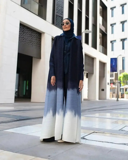 Abaya Vintage Imprimée Grande Taille-Saylana