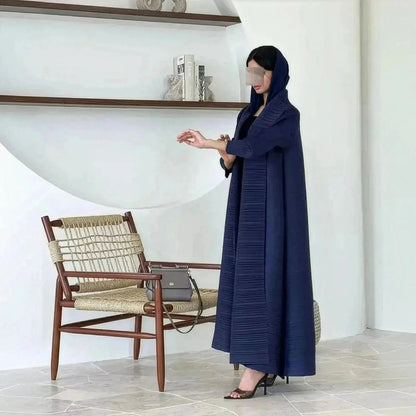 Abaya Vintage Imprimée Grande Taille - Saylana