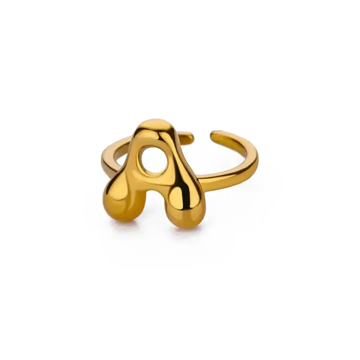 Anneau Ouvert Lettres Bulles Chic-Saylana