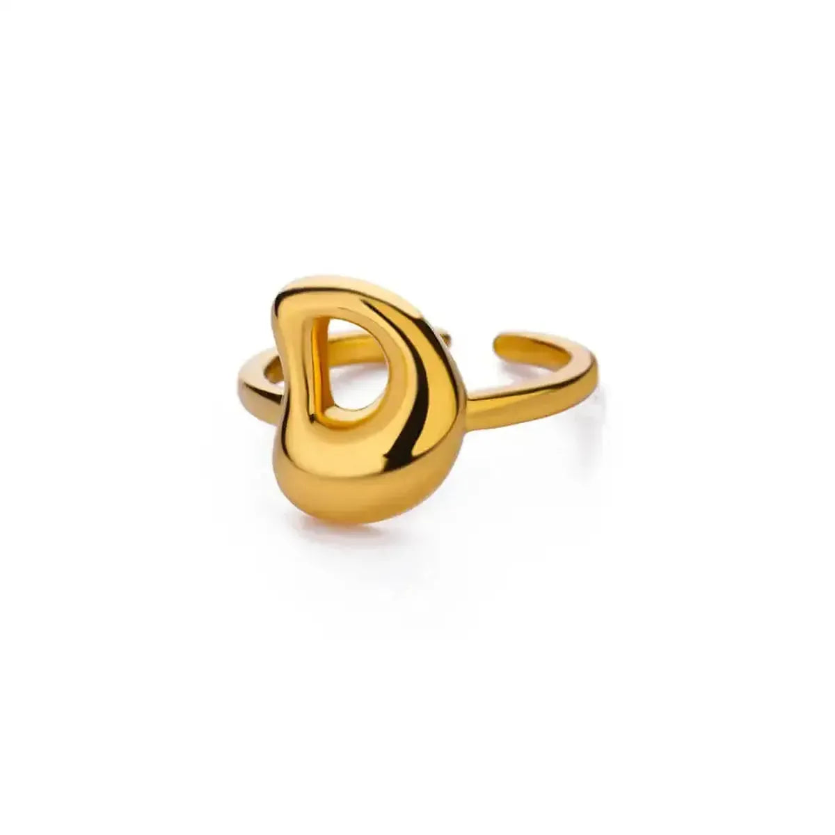 Anneau Ouvert Lettres Bulles Chic-Saylana