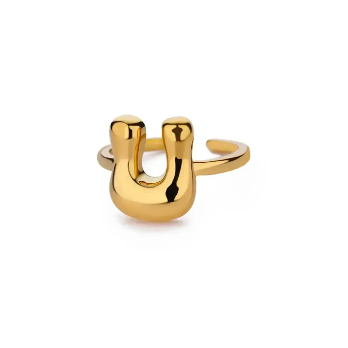 Anneau Ouvert Lettres Bulles Chic-Saylana