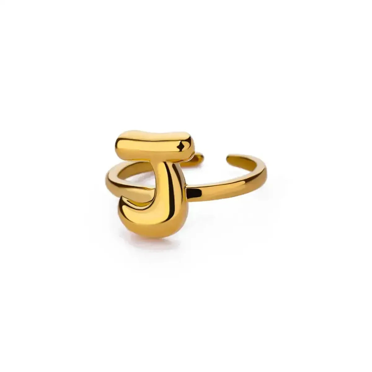 Anneau Ouvert Lettres Bulles Chic-Saylana