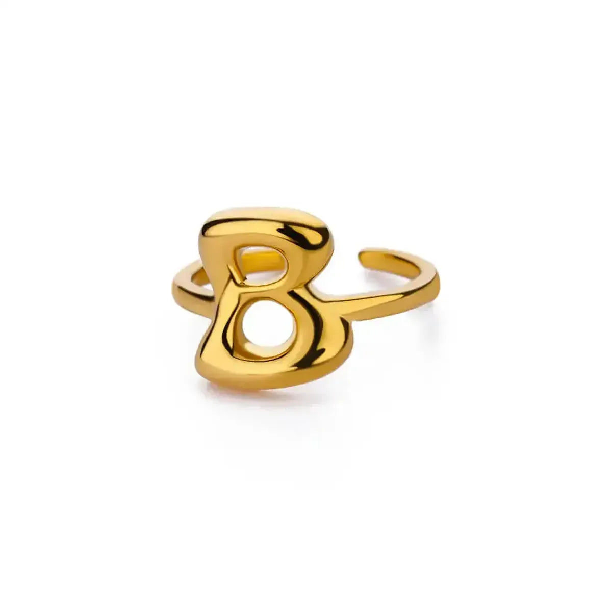 Anneau Ouvert Lettres Bulles Chic-Saylana