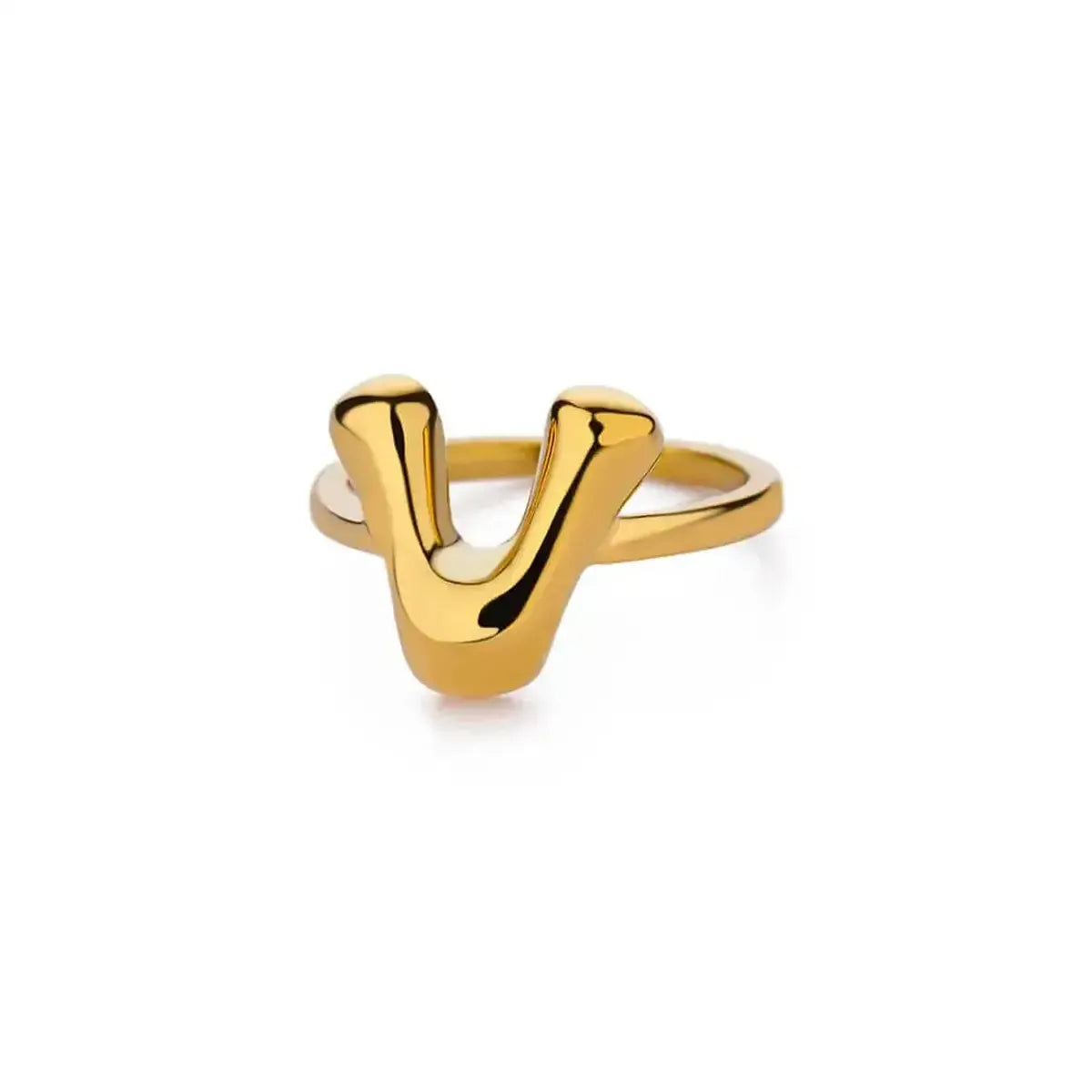 Anneau Ouvert Lettres Bulles Chic-Saylana