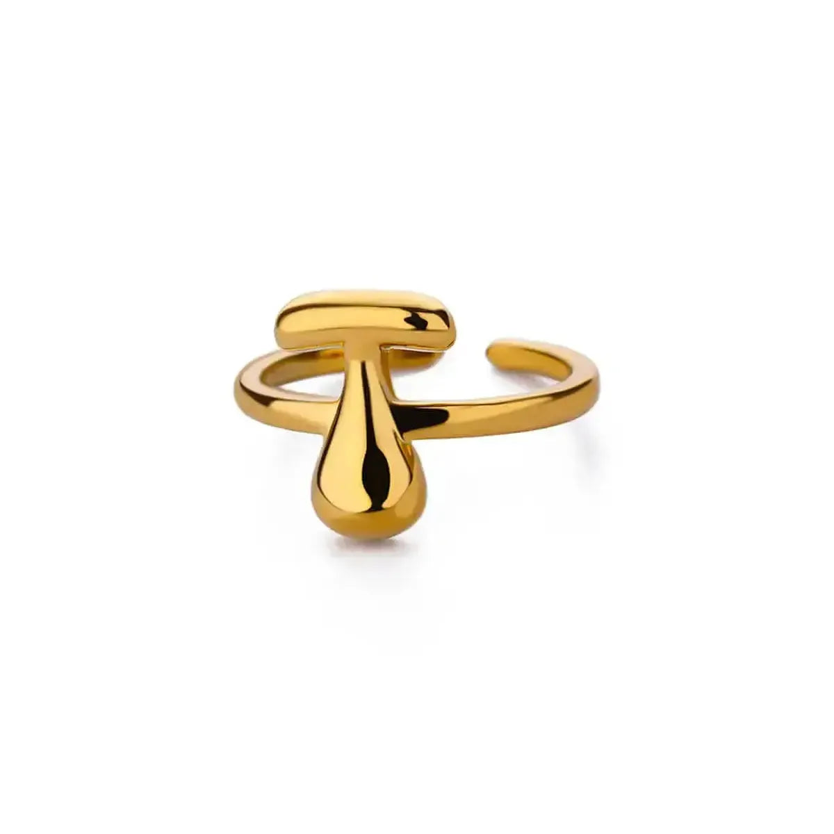 Anneau Ouvert Lettres Bulles Chic-Saylana