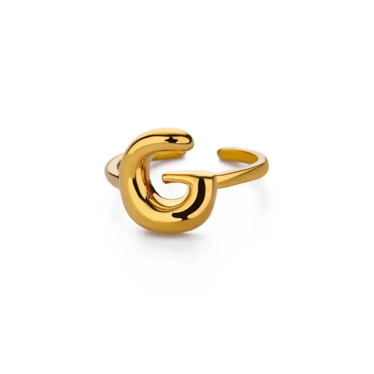 Anneau Ouvert Lettres Bulles Chic-Saylana