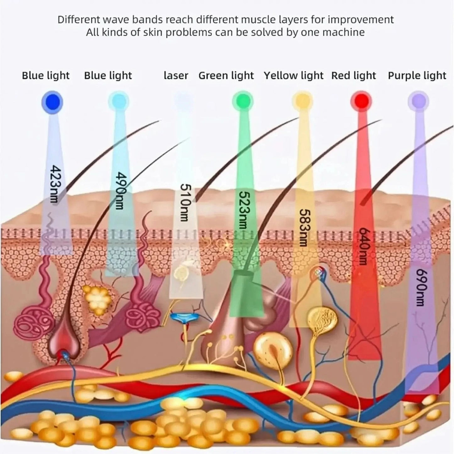 Appareil SPA Photothérapie Visage - Saylana