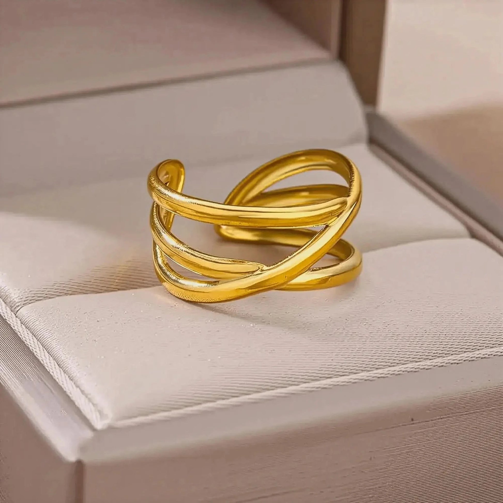 Bague Classique Inoxydable Chic - Saylana