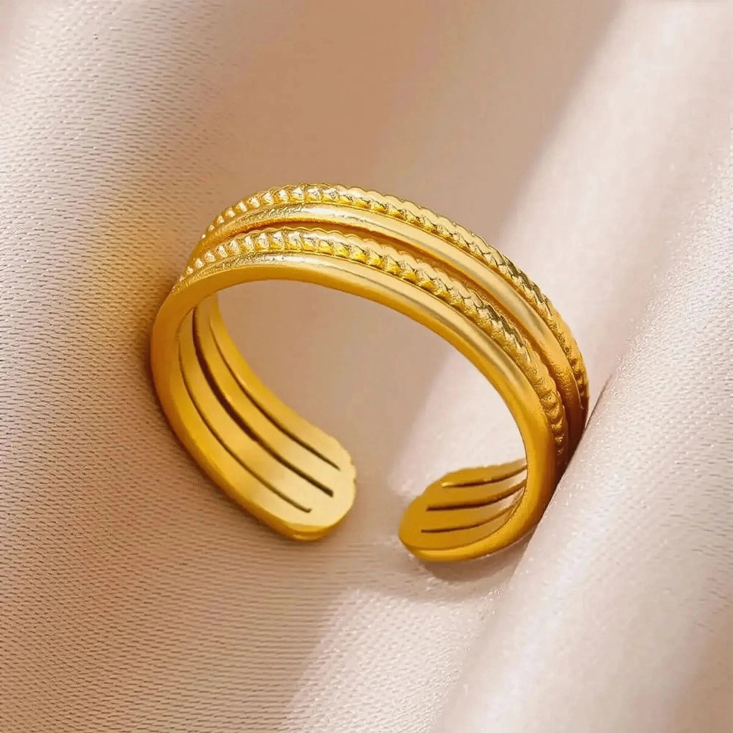 Bague Classique Inoxydable Chic - Saylana