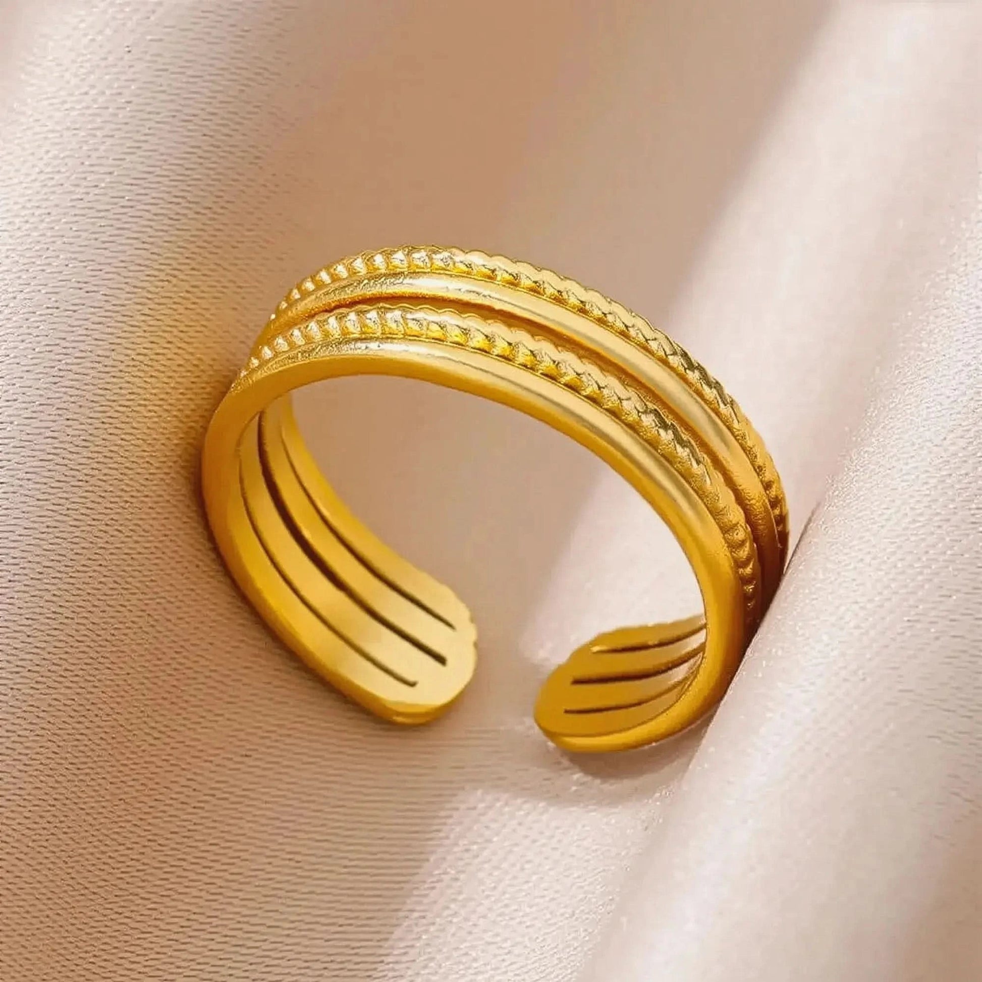 Bague Classique Inoxydable Chic - Saylana