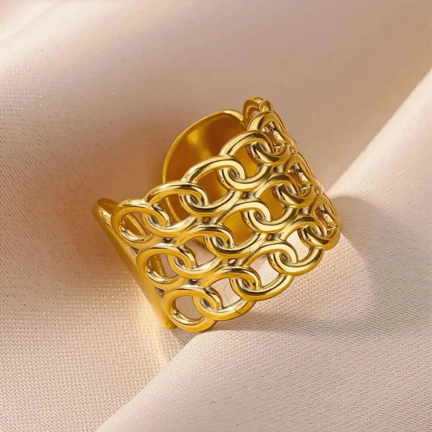 Bague Classique Inoxydable Chic - Saylana