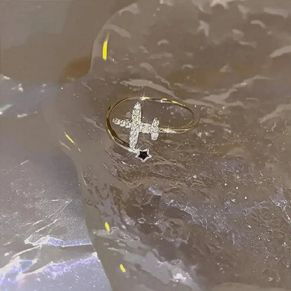 Bague Cœur Noir Bicolore Punk - Saylana