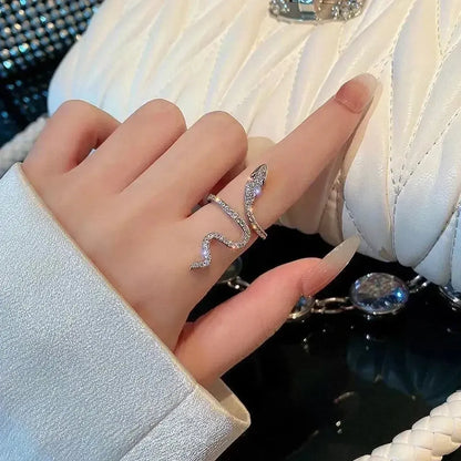 Bague Serpent Ouverte Gothique-Saylana