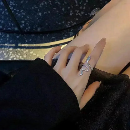 Bague Serpent Ouverte Gothique-Saylana
