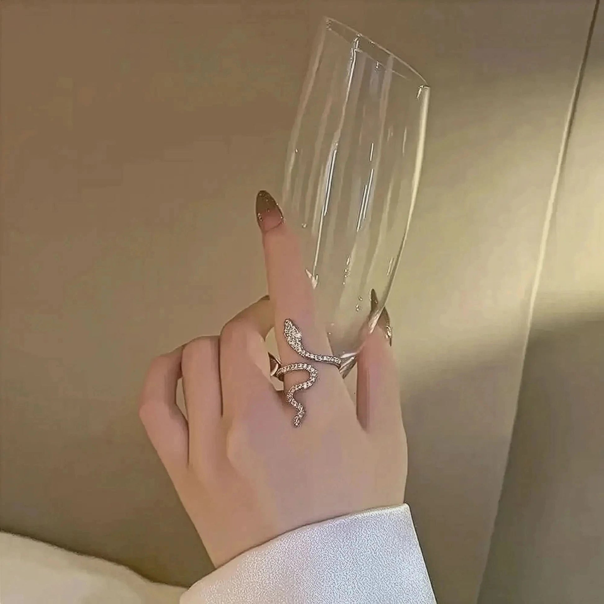 Bague Serpent Ouverte Gothique - Saylana