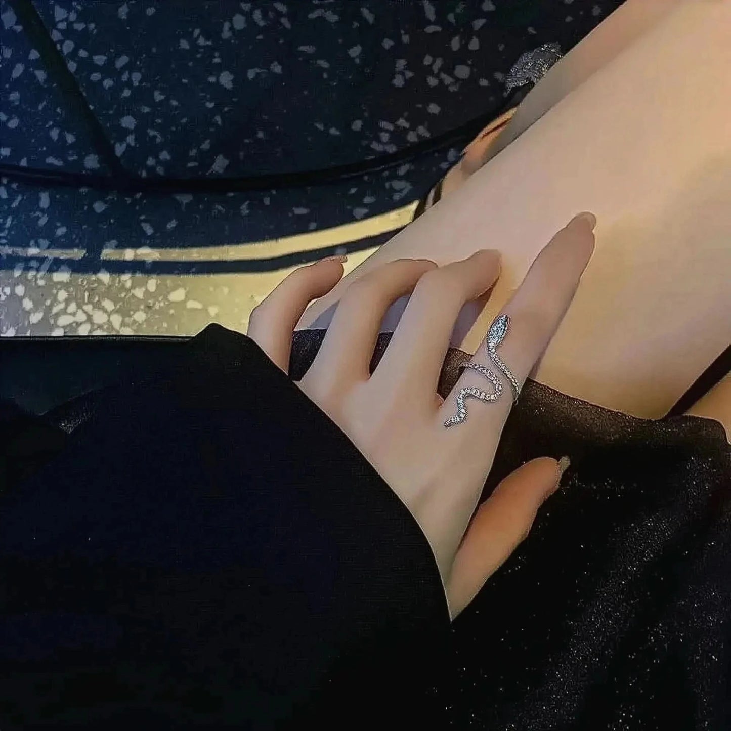 Bague Serpent Ouverte Gothique - Saylana