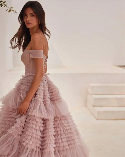 Ball Gown Cathy à Traîne Longue-Saylana