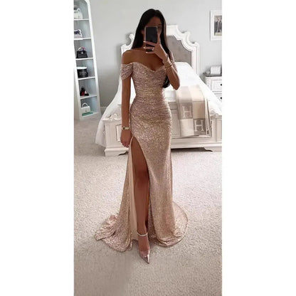 Ballgown Légère & Sexy Effet Scintillant-Saylana