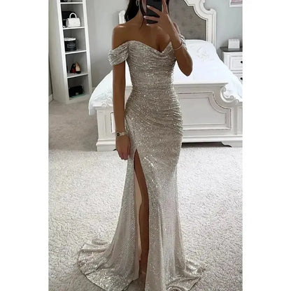 Ballgown Légère & Sexy Effet Scintillant-Saylana