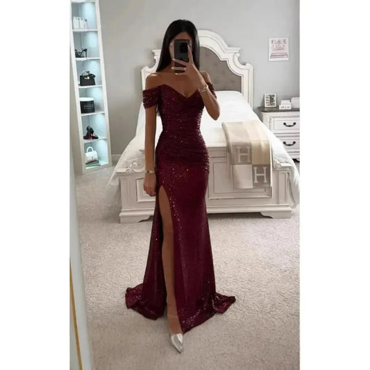 Ballgown Légère & Sexy Effet Scintillant-Saylana