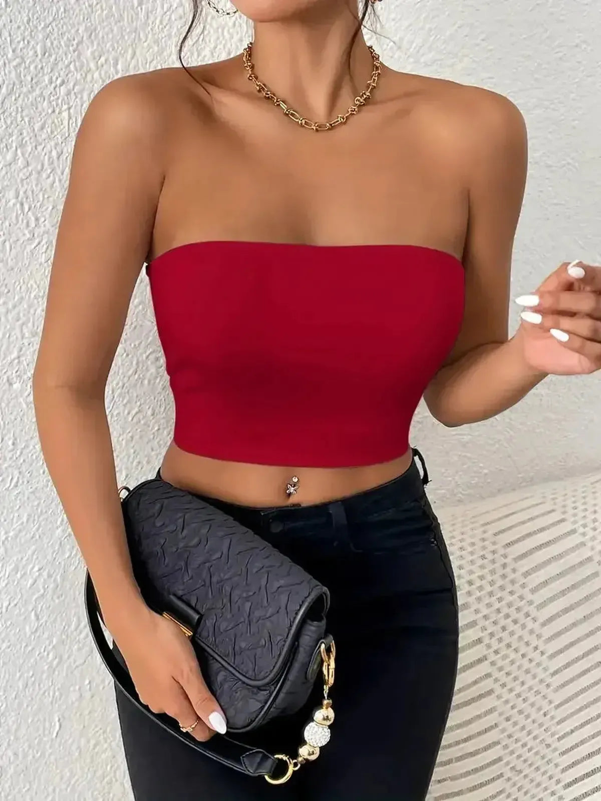 Bandeau moulant uni extensible-Saylana