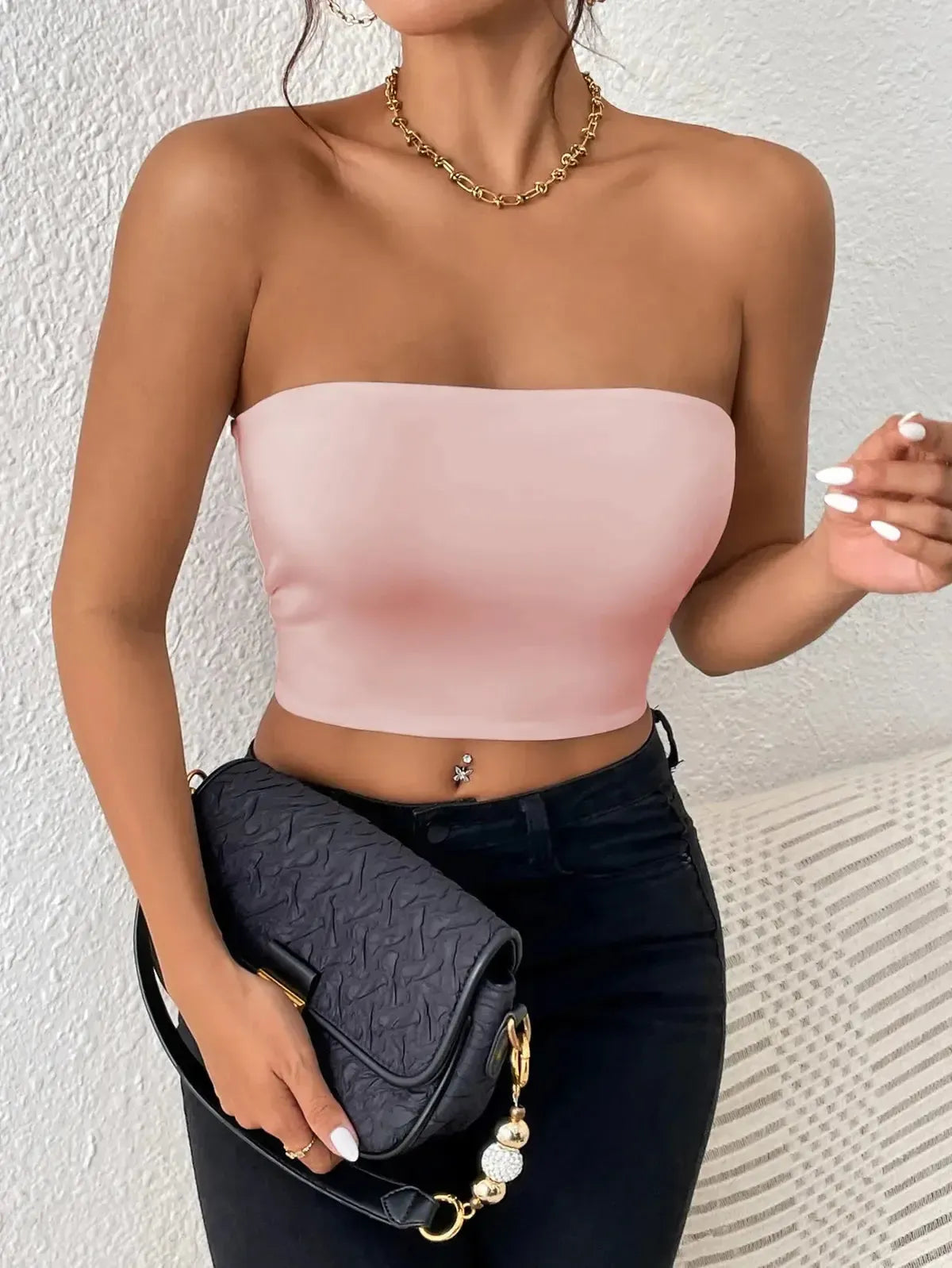 Bandeau moulant uni extensible-Saylana