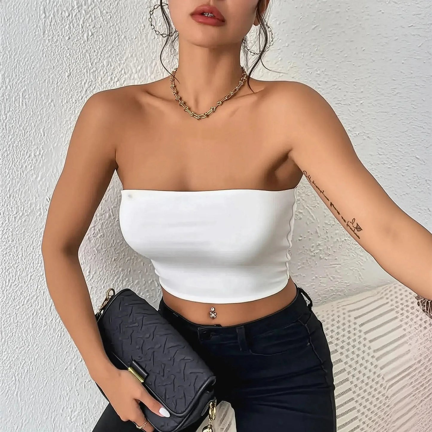 Bandeau moulant uni extensible - Saylana