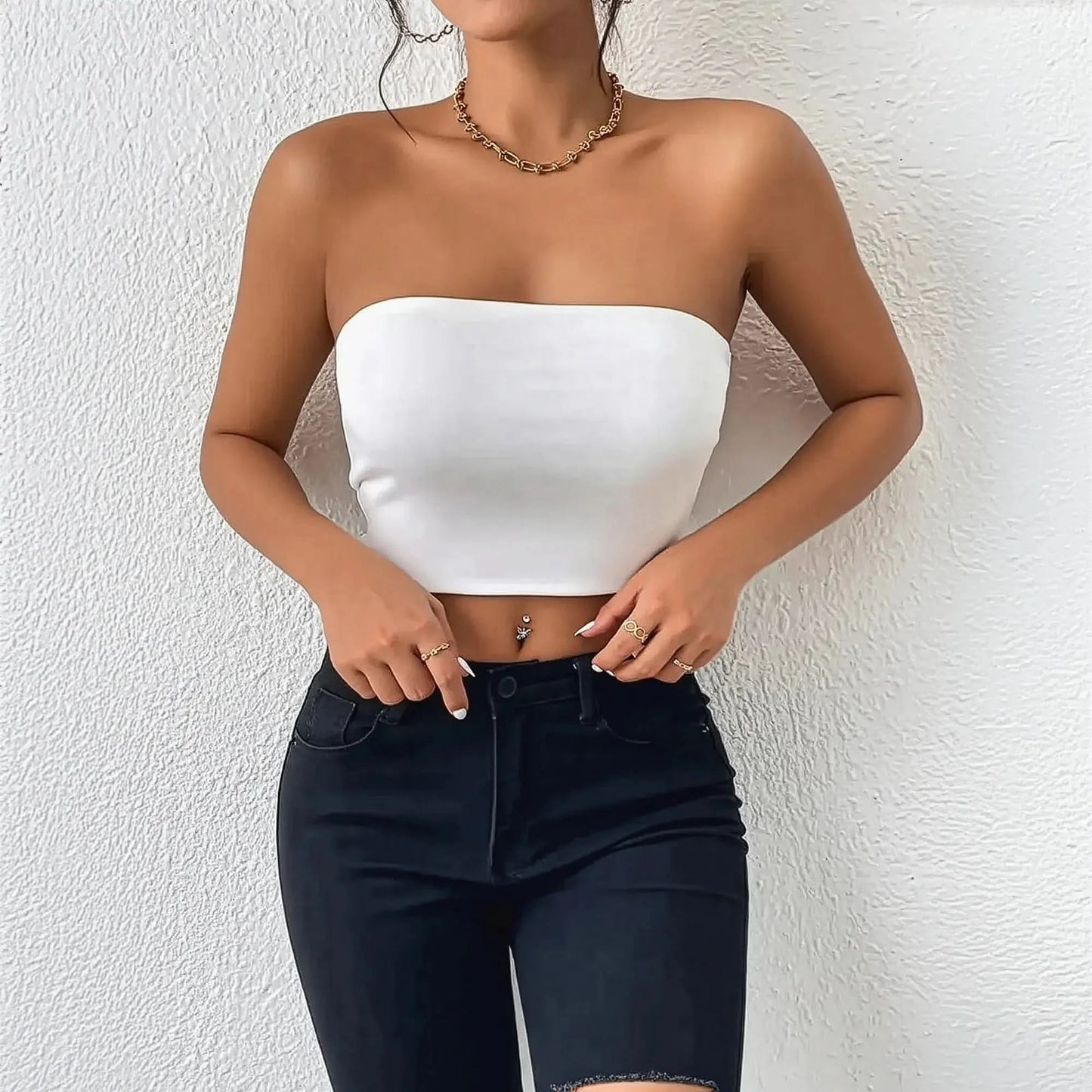 Bandeau moulant uni extensible - Saylana