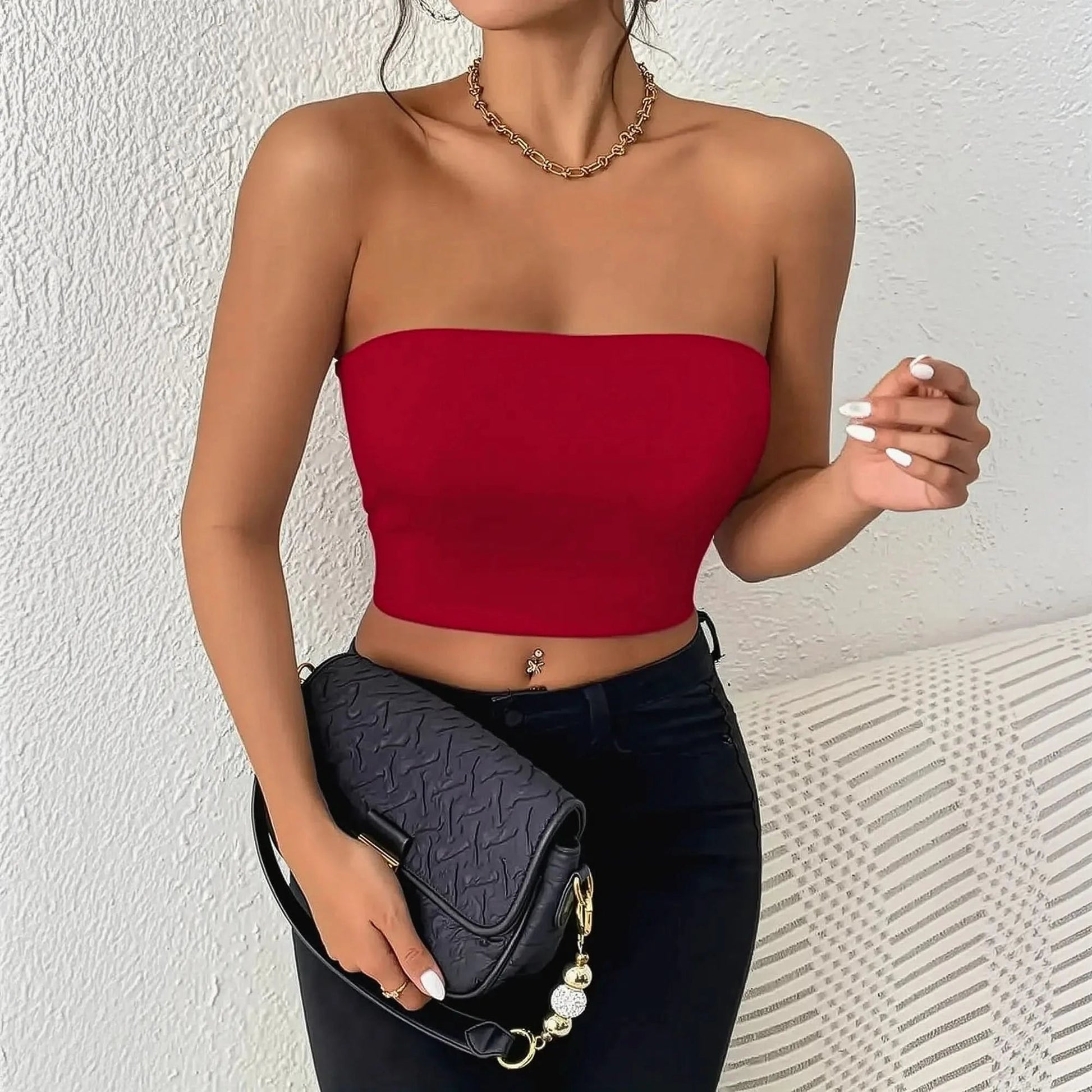 Bandeau moulant uni extensible - Saylana