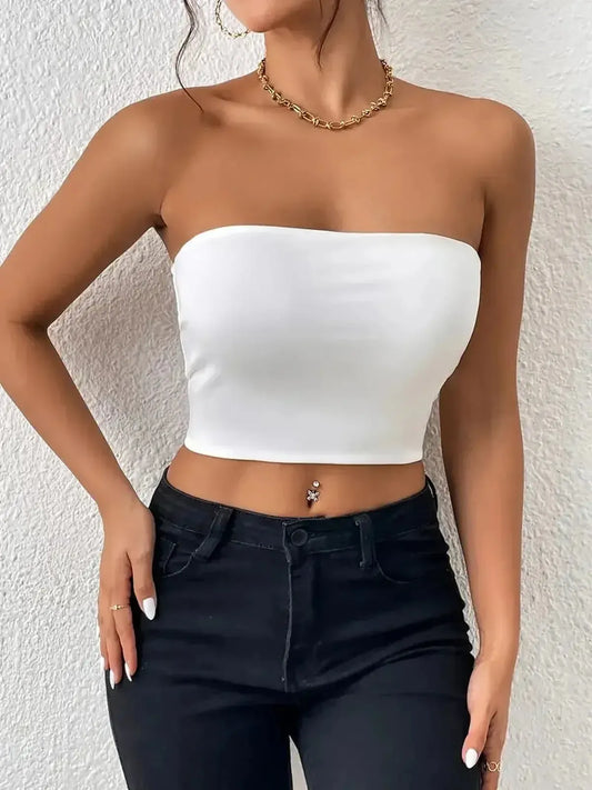 Bandeau moulant uni extensible-Saylana