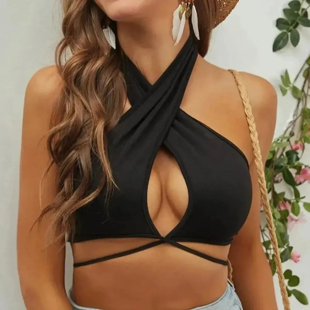 Bandeau Push-Up Femme Été-Saylana