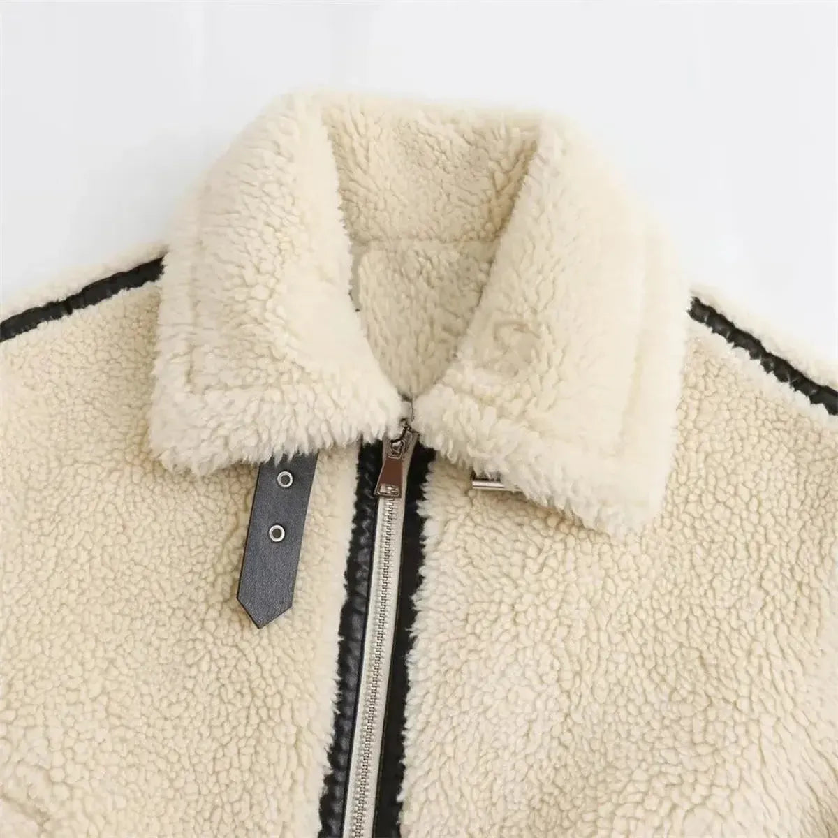 Biker Imitation Fourrure Chic-Saylana