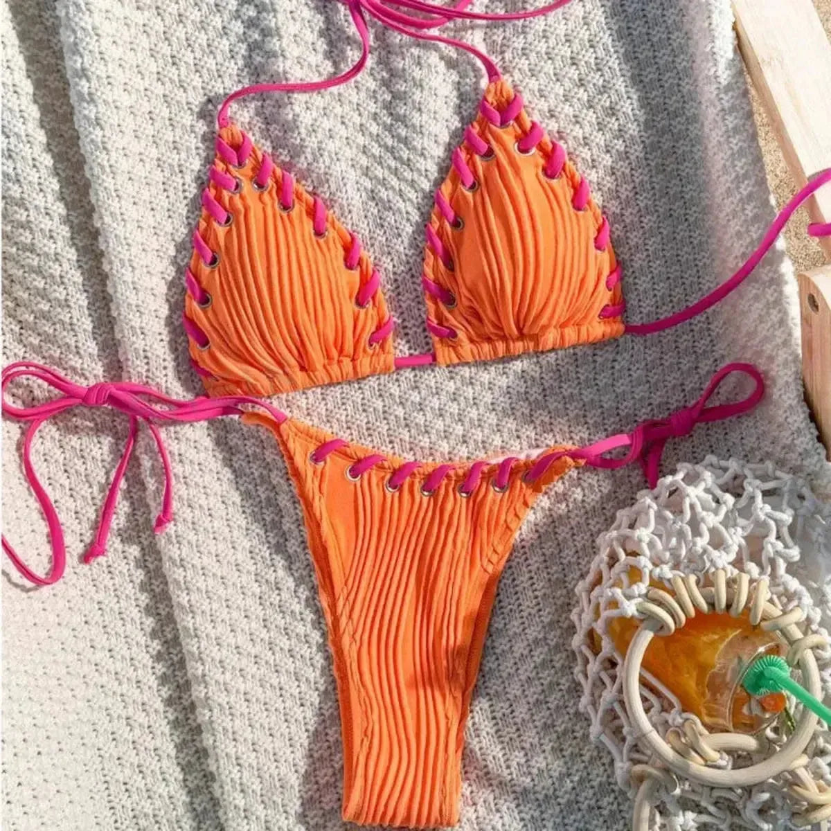 Bikini Brésilien Sexy Piscine & Plage-Saylana